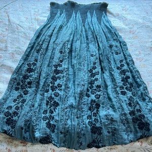 Blue floral skirt/ dress